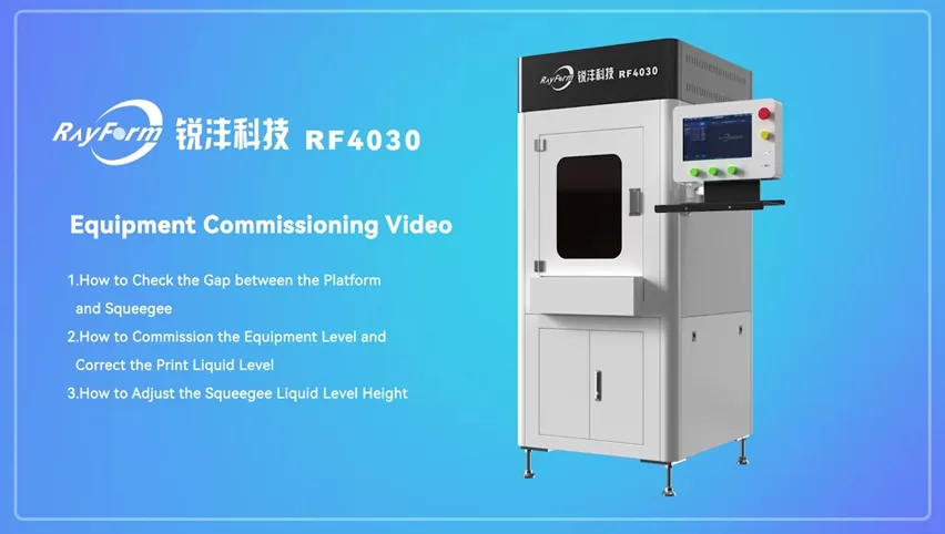 Equipment Commissioning Video Guidance