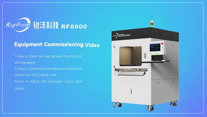 RF-8800 Equipment Commissioning Video Guidance